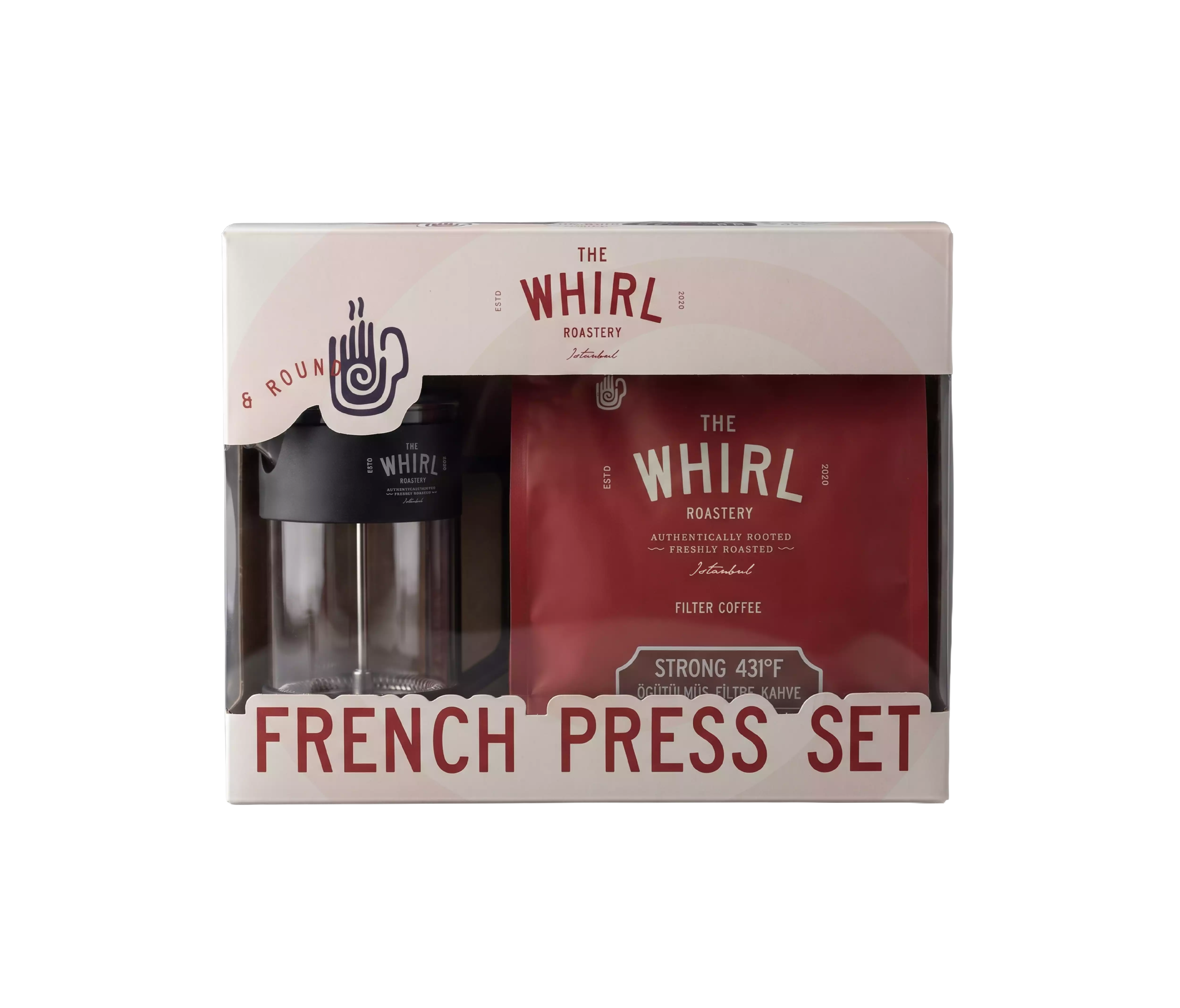 FİLTRE STRONG ÖĞÜTÜLMÜŞ  2 ADET VE FRENCH PRESS SET